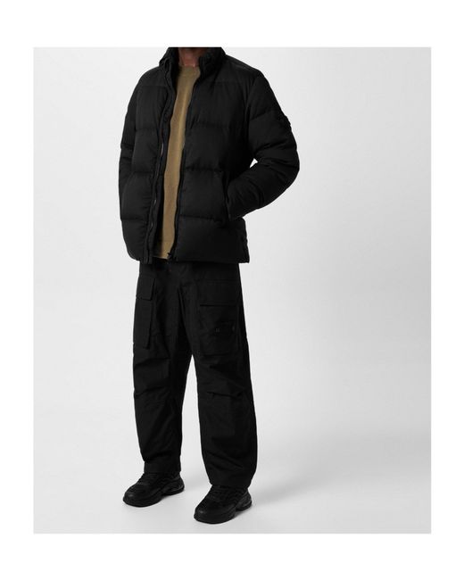 Stone Island Black Ghost Down Puffer Jacket for men