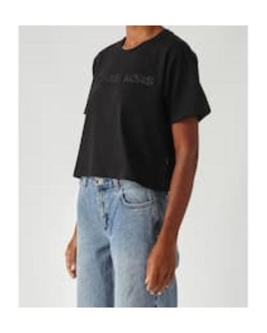 Michael Kors Black Logo-Embroidered T-Shirt