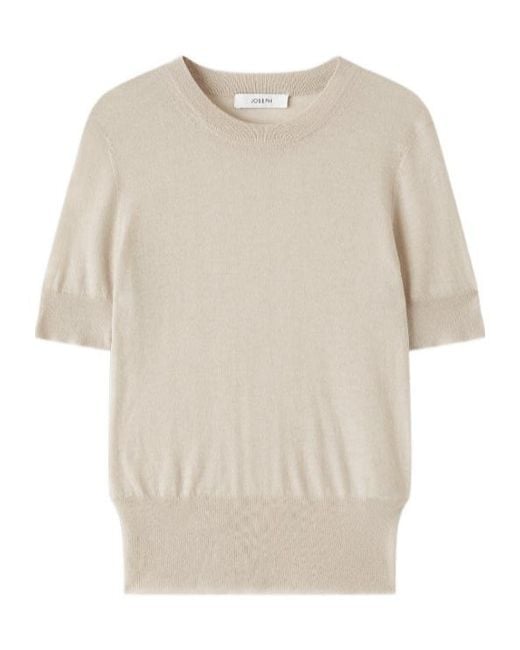 Joseph White Cashair Short-Sleeve Top