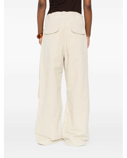 Entire studios White Barren Straight Leg Cargo Pants for men