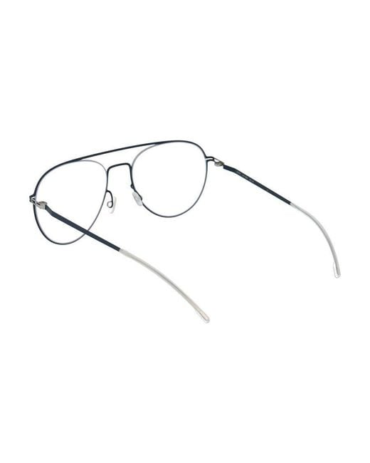 Mykita Metallic Eero Aviator-Frame Glasses