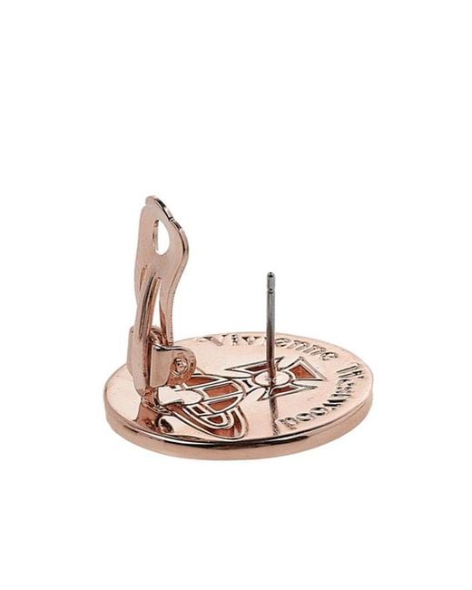 Vivienne Westwood Pink Logo Earrings