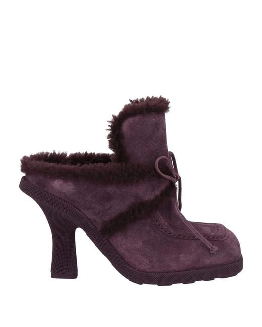 Burberry Purple Mules & Clogs