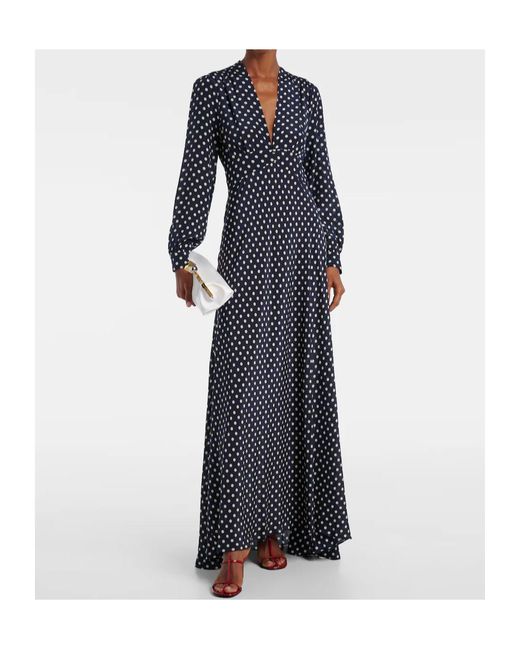 Rixo Black Emory Polka Dot Dress