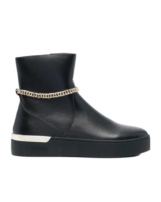 Liu Jo Black Silvia 76 Ankle Boots