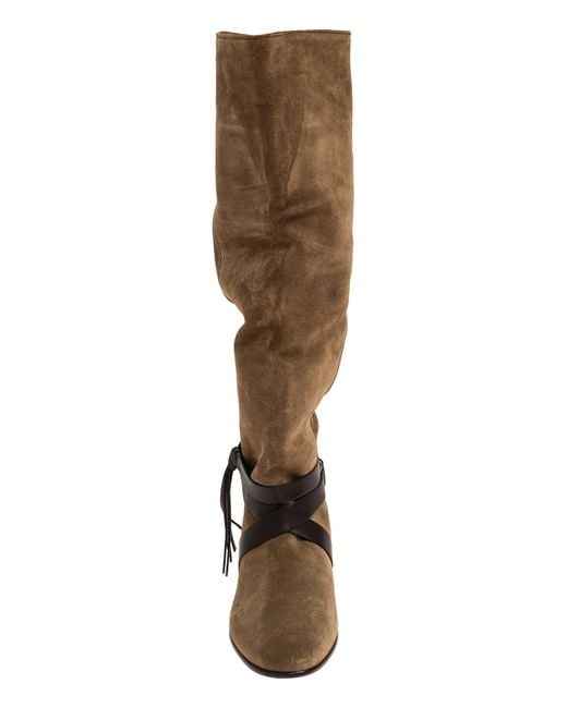 Isabel Marant Brown Silmon Knee-High Boots