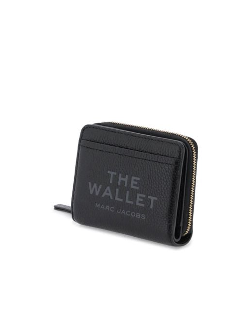 Marc Jacobs Black Logo Printed Zipped Mini Compact Wallet