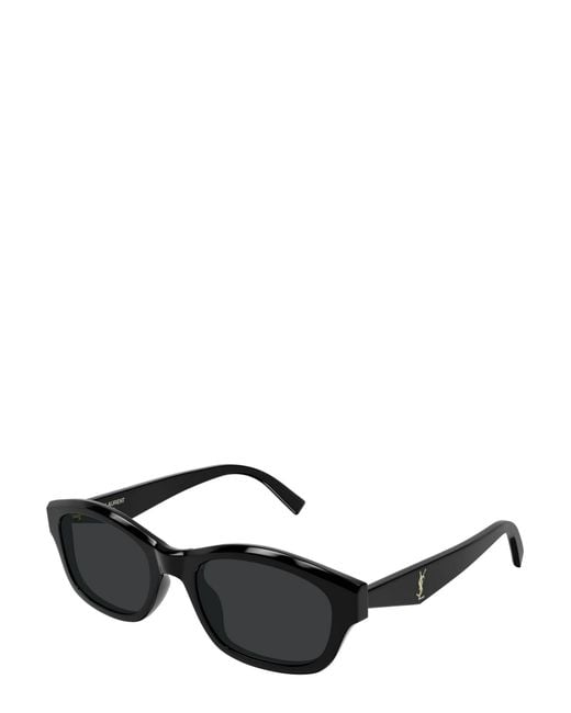 Saint Laurent Black Eyewear Geometric Frame Sunglasses