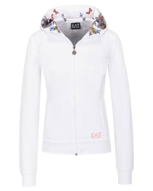 EA7 White Logo Details Sports Suit