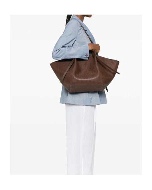 Yuzefi Brown Large Mochi Shoulder Bag