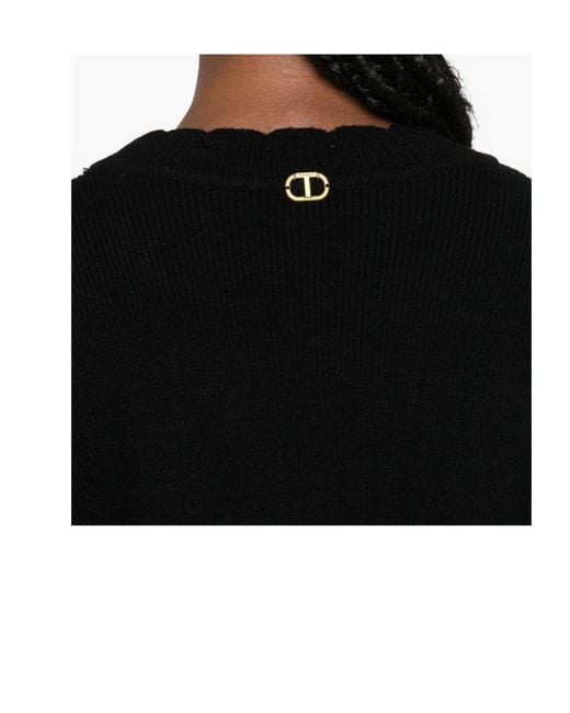 Twinset Black Twin-Set Sweaters