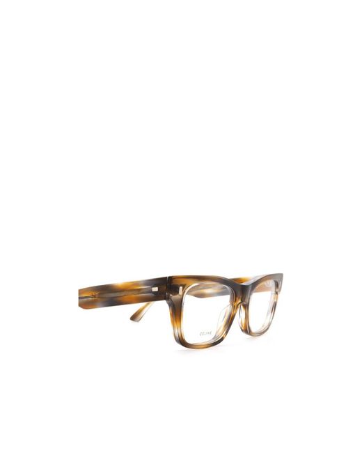 Céline Metallic Geometric Frame Flat Mirror for men