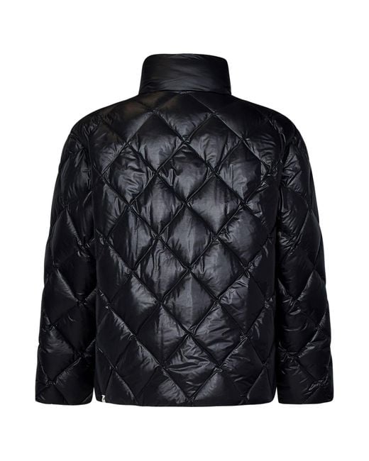 Jil Sander Black Quilted Down Jacket for men