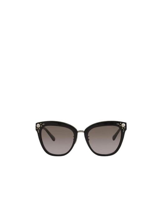 COACH Metallic Logo Gradient Sunglasses