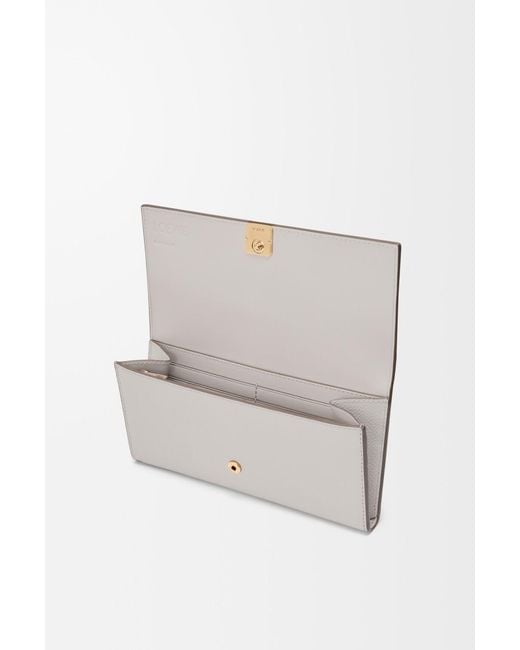 Loewe White Anagram Continental Wallet