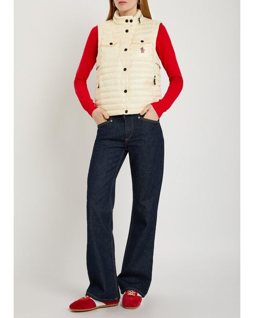Moncler Natural Gumiane Padded Shell Gilet