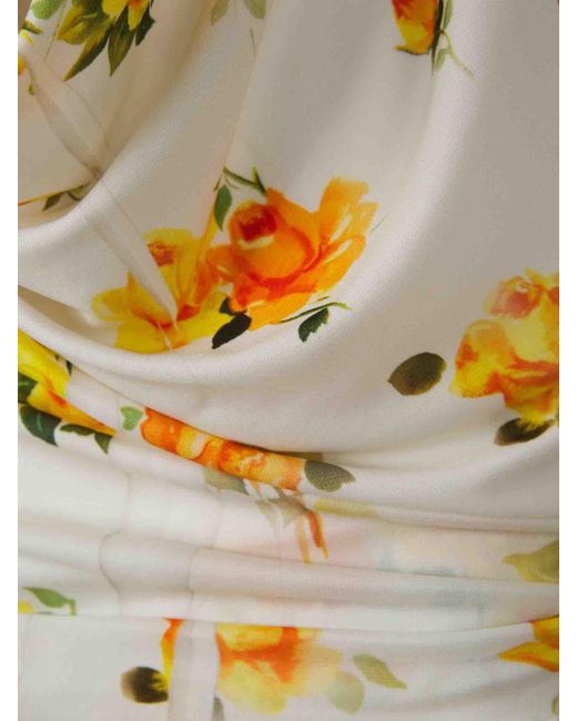 Acne Metallic Floral Pattern Top