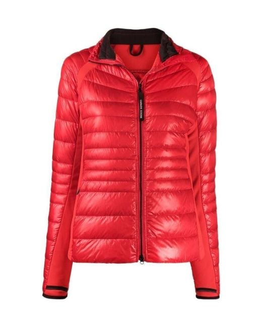 Canada Goose Red Hybridge Zip-Up Jacket