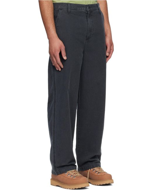 Carhartt Gray Parrish Trousers for men