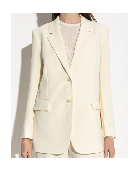 Theory Natural Single-Breasted Blazer