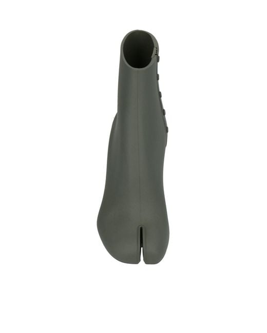 Maison Margiela Gray Solid Color Ankle Boots