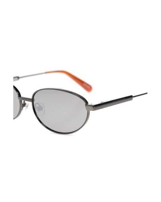 Jacquemus White Oval Frame Sunglasses