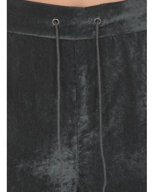 Fabiana Filippi Black Tapered-Leg Corduroy Trousers