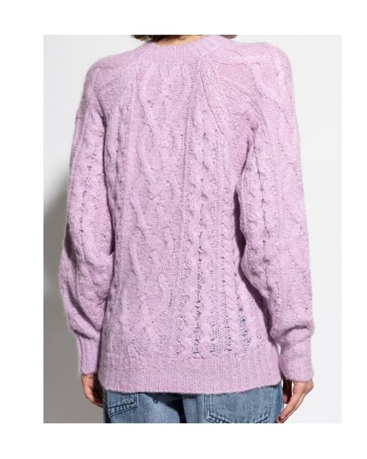 Isabel Marant Pink Isabel Marant Étoile Knitted Crewneck Jumper