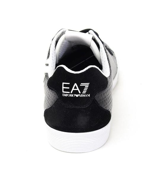 EA7 Black Logo Details Casual Sports Shoes