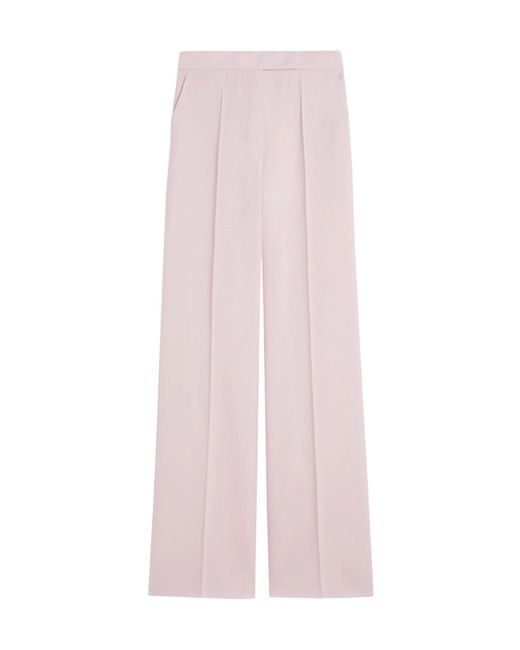 Max Mara Pink Mxmgirone Wide-Leg Trousers