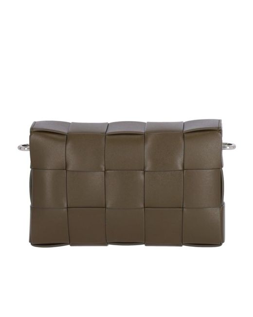 Bottega Veneta Brown Medium Cassette Flip Shoulder Bag for men