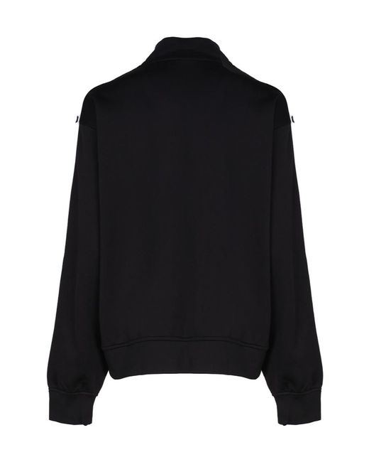 DSquared² Black Logo Tape Zip-Up Jacket