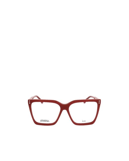Isabel Marant White Full-Rimmed Glasses (With Non-Prescription Lenses)