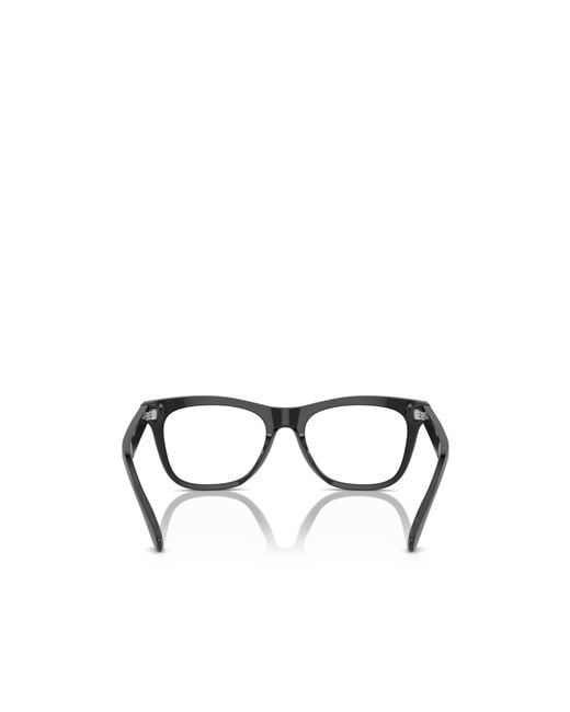 Burberry White Geometrically Framed Flat Mirror for men