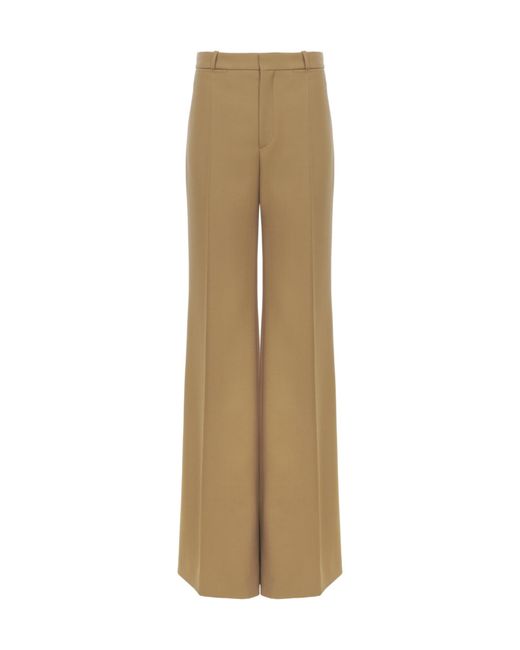 Chloé Natural Chloé Flared Tailored Trousers