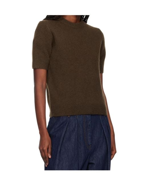 arch4 Black Short-Sleeved Sweater