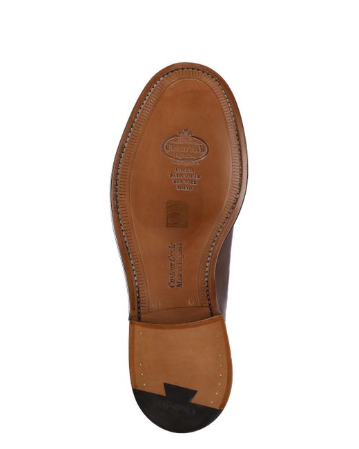 Church's Brown Round-Toe Lace-Up Shoes for men