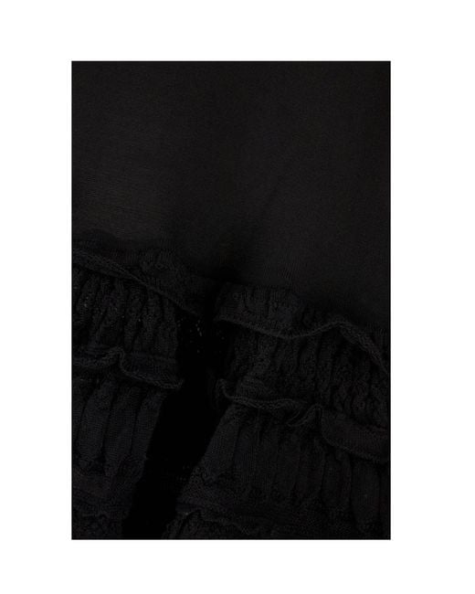 Alaïa Black Alaïa Crinoline Top