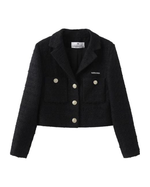Marissa Chiara Black Long-Sleeved Jacket