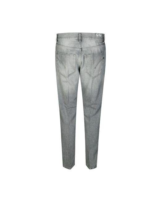 Dondup Gray Jeans With Belt Loops for men