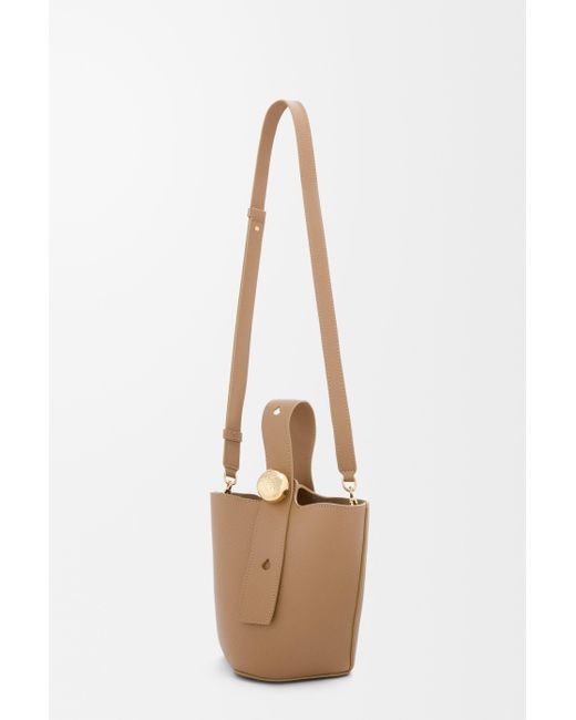 Loewe Natural Mini Pebble Bucket Bag