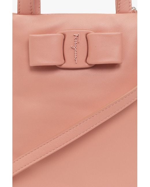 Ferragamo Pink Ferragamo Viva Mini Shoulder Bag