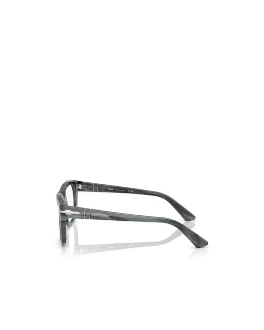 Persol White Square-Frame Glasses for men