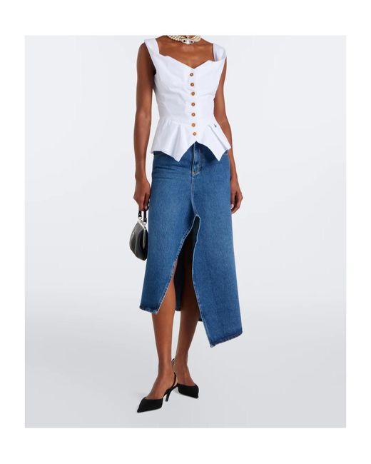 Vivienne Westwood White Monday Cotton Top