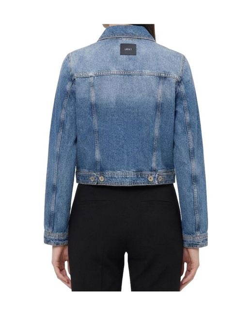 Liu Jo Blue Long-Sleeve Denim Jacket