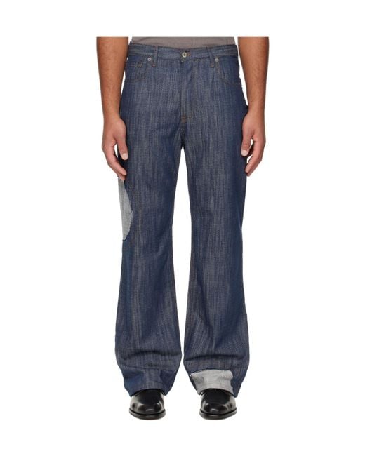 Edward Cuming Blue Circle Window V01S Jeans for men