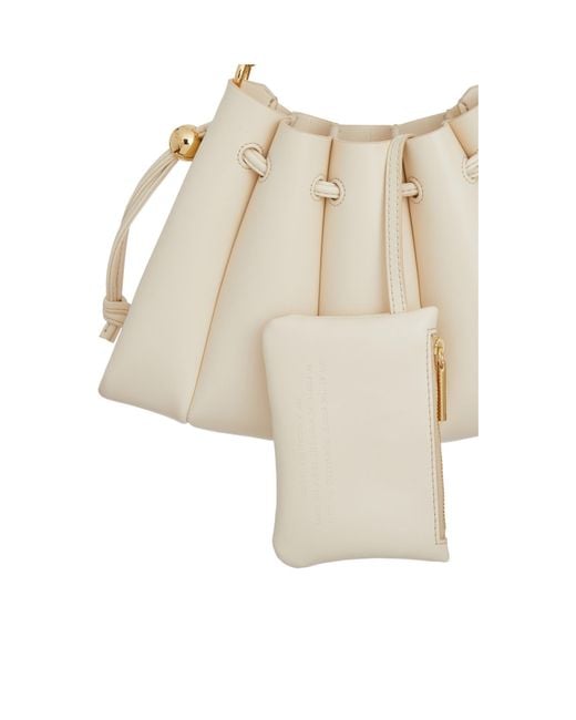 THEMOIRÈ Natural Drawstring Shoulder Bag