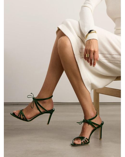 Tom Ford Green Angelica High-Heeled Sandals