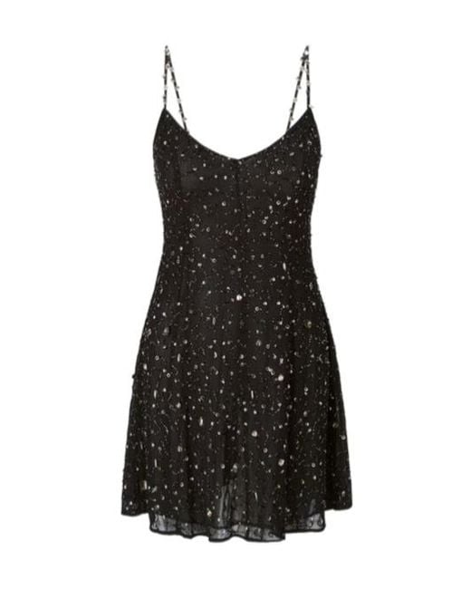 Staud Black Sequined Dress
