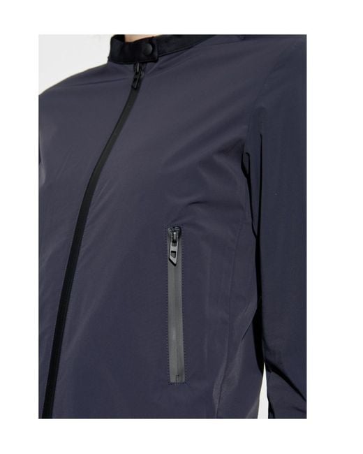 DIESEL Blue G-Ervin Zip-Front Stand-Collar Jacket